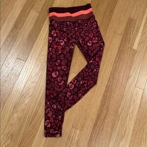 Athleta Burgundy Elation 7/8 Tight